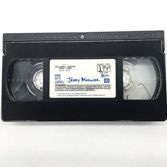 Vtg Tri-Star Jerry McGuire VHS Movie Tom Cruise Cuba Gooding Jr Rated R 1997 - Picture 4 of 5